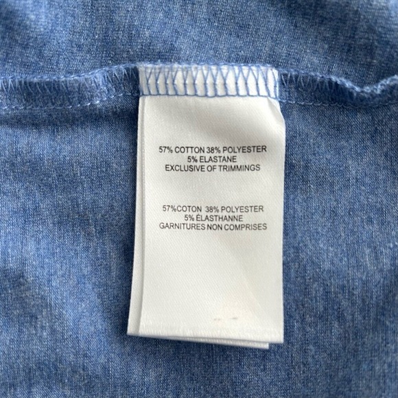 Lolë Luisa 3 medium strength blue athleisure dress with open back - Picture 8 of 9